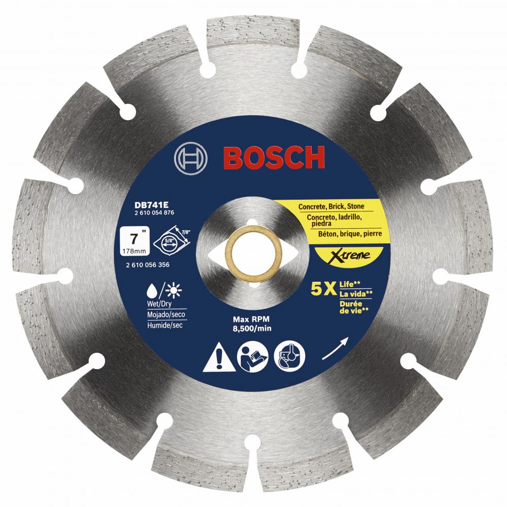 Disque diamanté segmenté de 7 po
