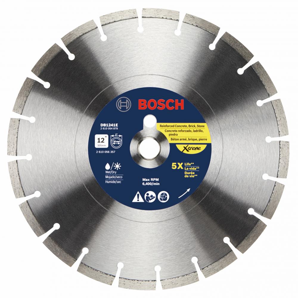 Disque diamanté segmenté de 12 po