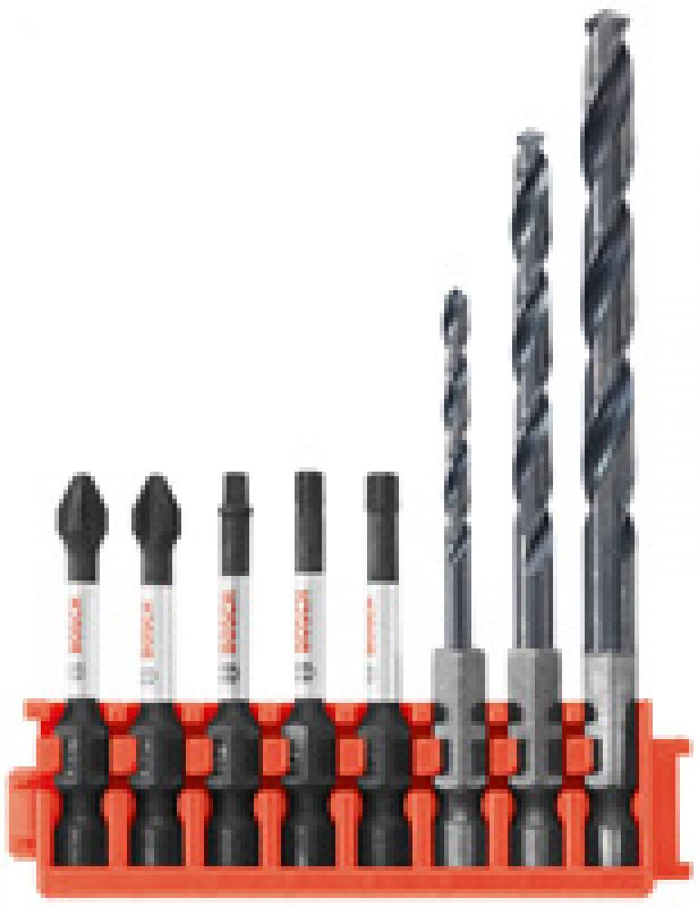 8 forets Black Oxide avec barrette