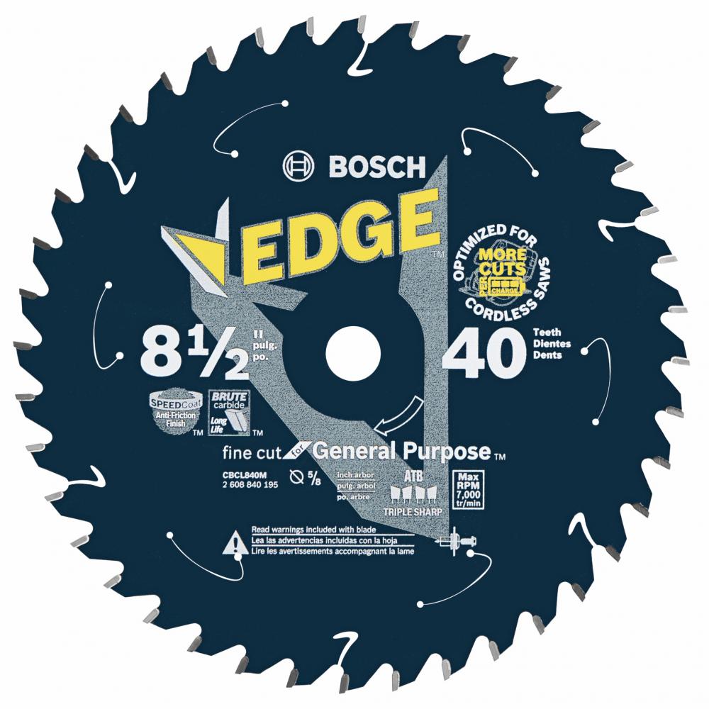 Lame de scie circulaire Edge de 8-1/2 po