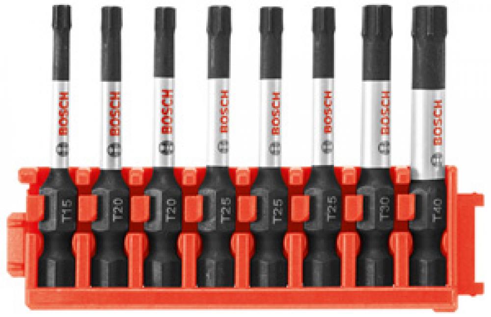 Barrette pour 8 embouts longs Torx® de 2 po