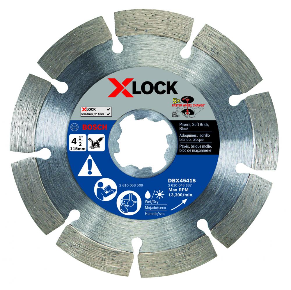 Disque diamanté X-LOCK de 4-1/2 po