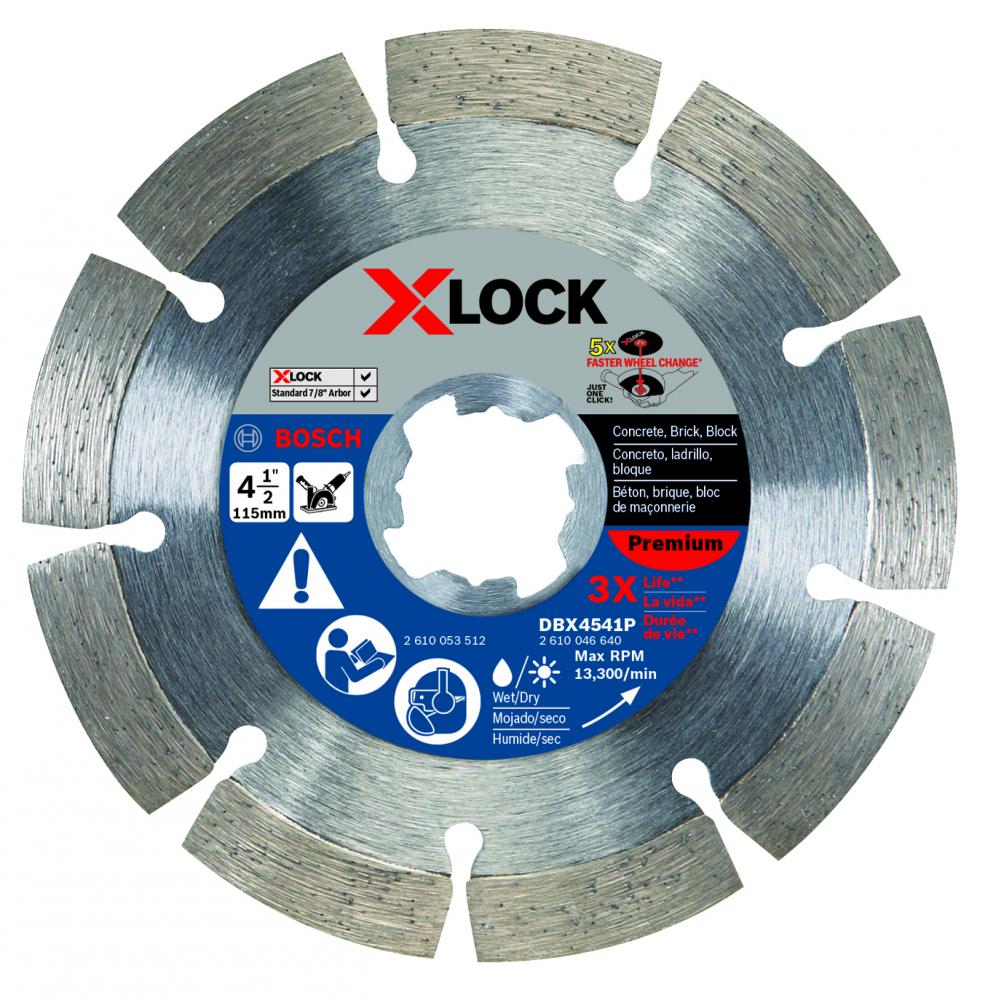 Disque diamanté X-LOCK de 4-1/2 po