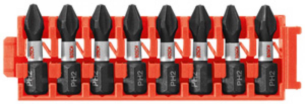 Barrette pour 8 embouts courts Phillips® n°2