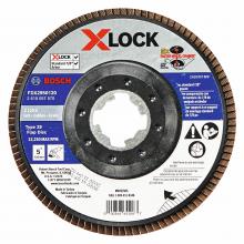 Bosch FDX2950120 - Disque à lamelles X-LOCK de 5 po, grain 120