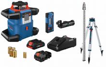Bosch GRL4000-80CHK - Ensemble laser rotatif 18 V à nivellement automatique