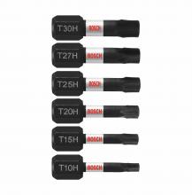 Bosch ITTHV106 - Ensemble de 6 embouts courts Torx® de 1 po