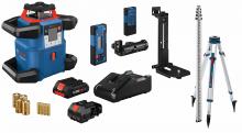 Bosch GRL4000-80CHVK-BAT - Ensemble laser rotatif 18 V à nivellement automatique