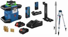 Bosch GRL4000-90CHVGK - Ensemble laser rotatif 18 V à nivellement automatique
