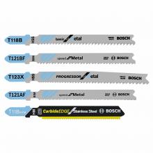 Bosch TPM005 - 5 lames de scie sauteuse de 5 po avec queue en T