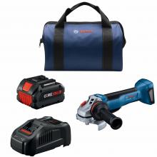Bosch GWS18V-10PB14 - Ensemble rectifieuse angulaire 18 V de 4-1/2 – 5 po