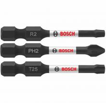 Bosch ITV203 - Ensemble de 3 embouts de vissage de 2 po