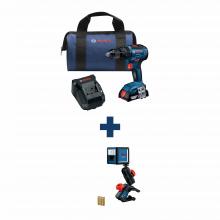 Bosch GSB18V-490B12P - Ensemble perceuse-visseuse à percussion 18 V de 1/2 po