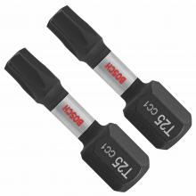 Bosch ITDT25102 - 2 embouts courts Torx® n°25 de 1 po