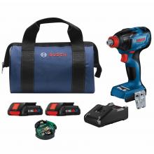 Bosch GDX18V-1860CB25 - Ensemble visseuse/clé à chocs 18V