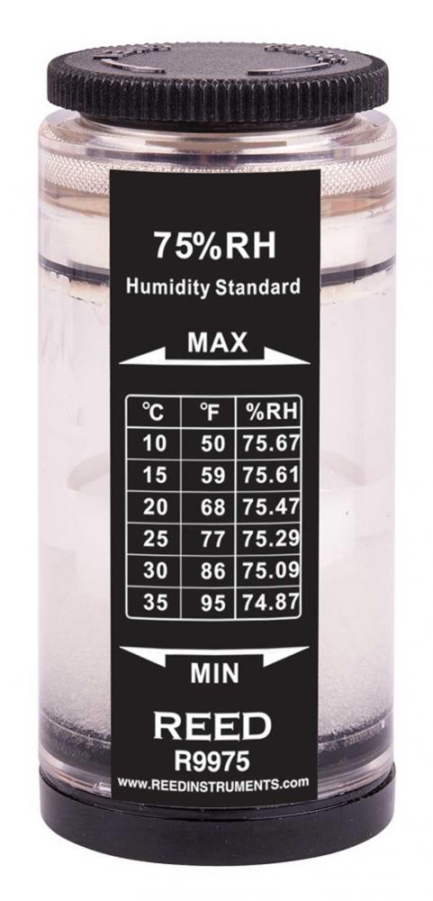 REED R9975 Norme d&#39;étalonnage d&#39;humidité, 75 %