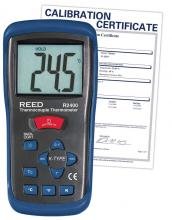 ITM - Reed Instruments R2400-NIST - REED R2400-NIST Thermomètre à thermocouple avec certificat d'étalonnage NIS
