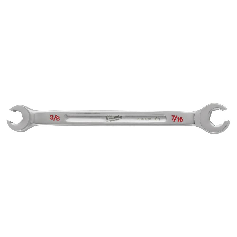 Clé polygonale ouverte à double extrémité 3/8 po x 7/16 po