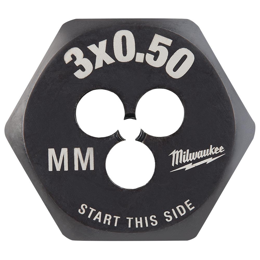 Filière hexagonale de 1 po – M3-0,50 mm
