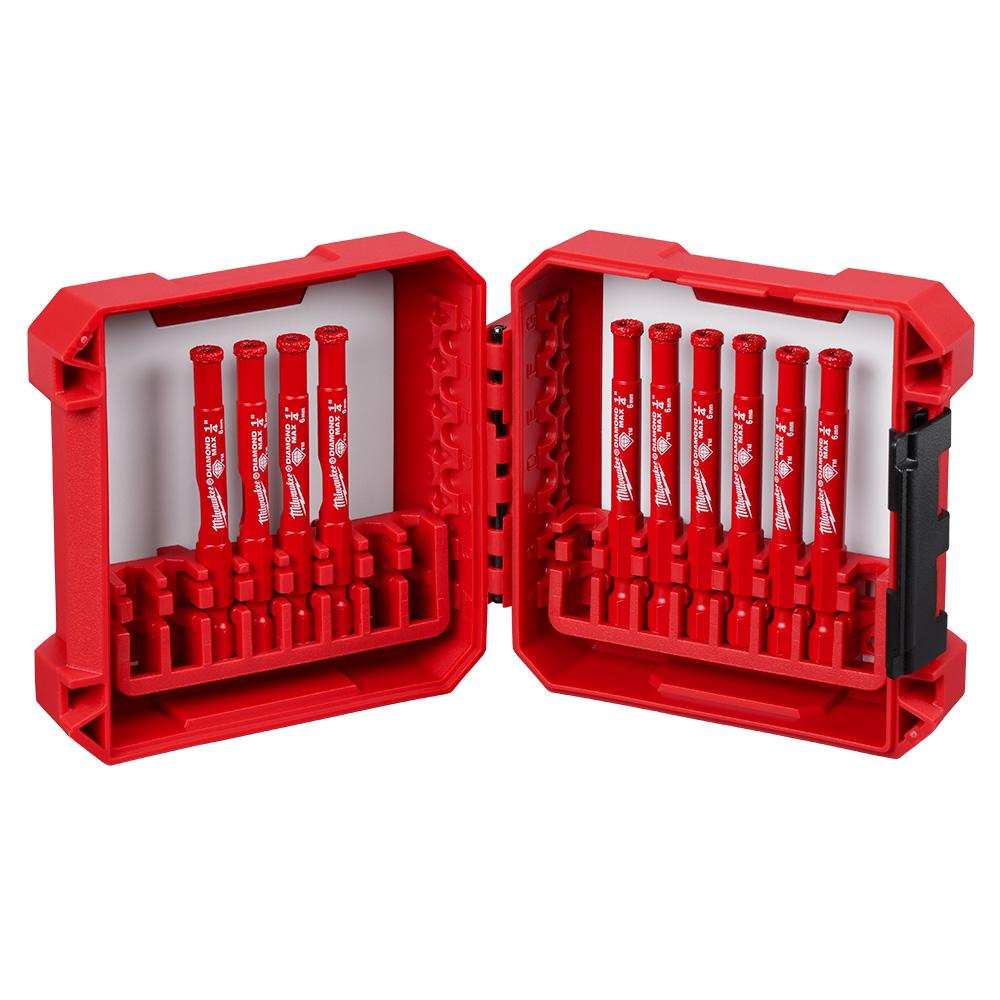 Scie à trous DIAMOND MAX™ 1/4&#34; à grain de diamant - 10PK