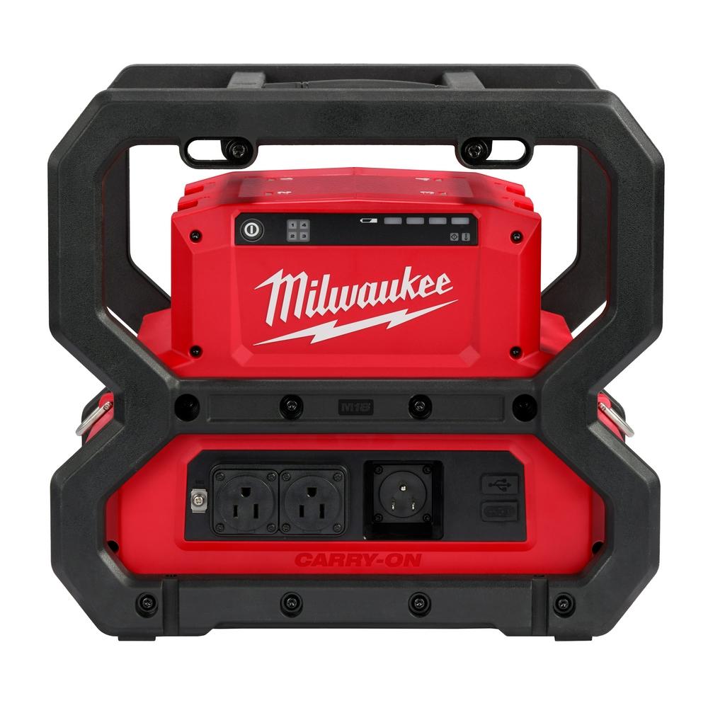 Source d’alimentation M18 CARRY-ON de 3 600 W/1 800 W sans fil au lithium-ion de 18 volts – Outil se