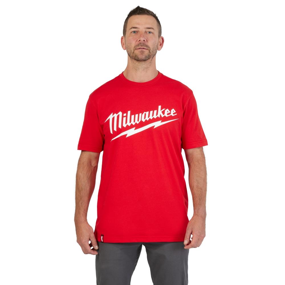 T-Shirt Heavy Duty - Logo à manches courtes Rouge 2X