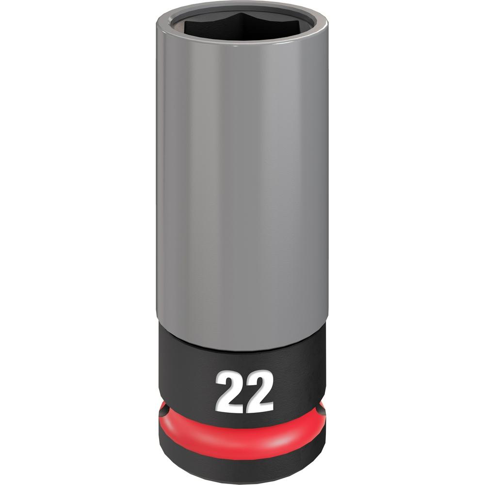 Douille pour écrous de roue métrique de 22 mm pour clé à cliquet de 1/2 po
