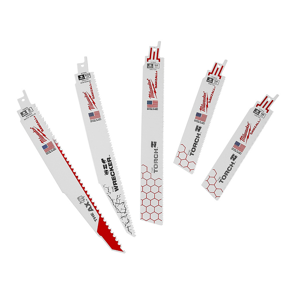 Jeu de lames de démolition SAWZALL® - 5 pièces