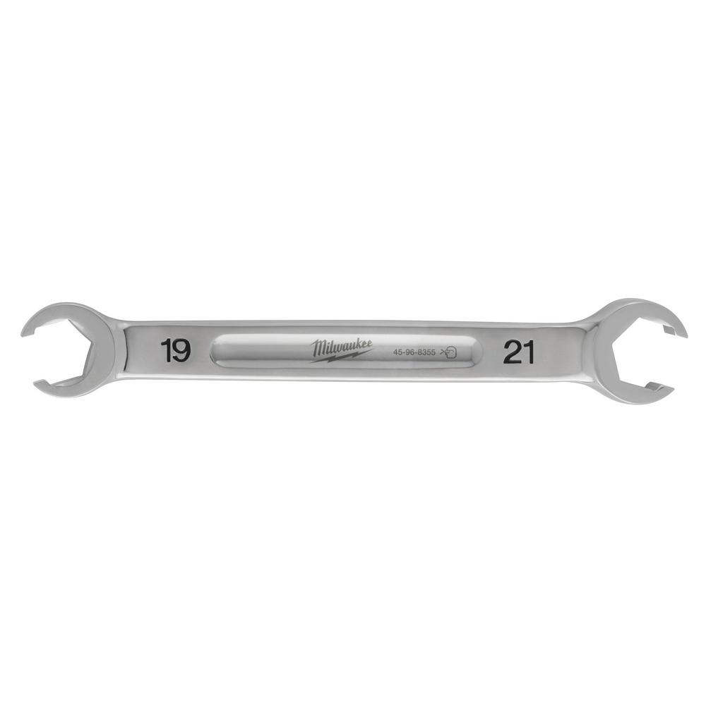 Clé polygonale ouverte à double extrémité 19 mm x 21 mm