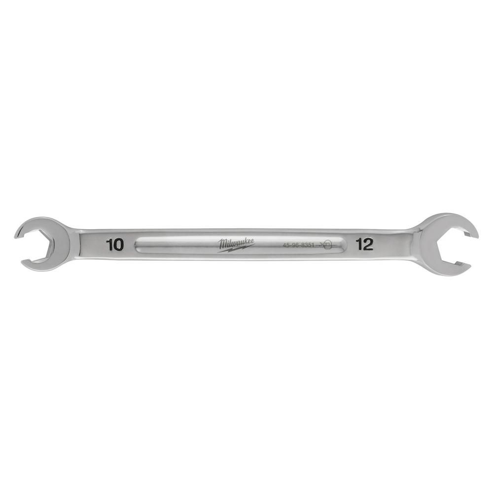Clé polygonale ouverte à double extrémité 10 mm x 12 mm