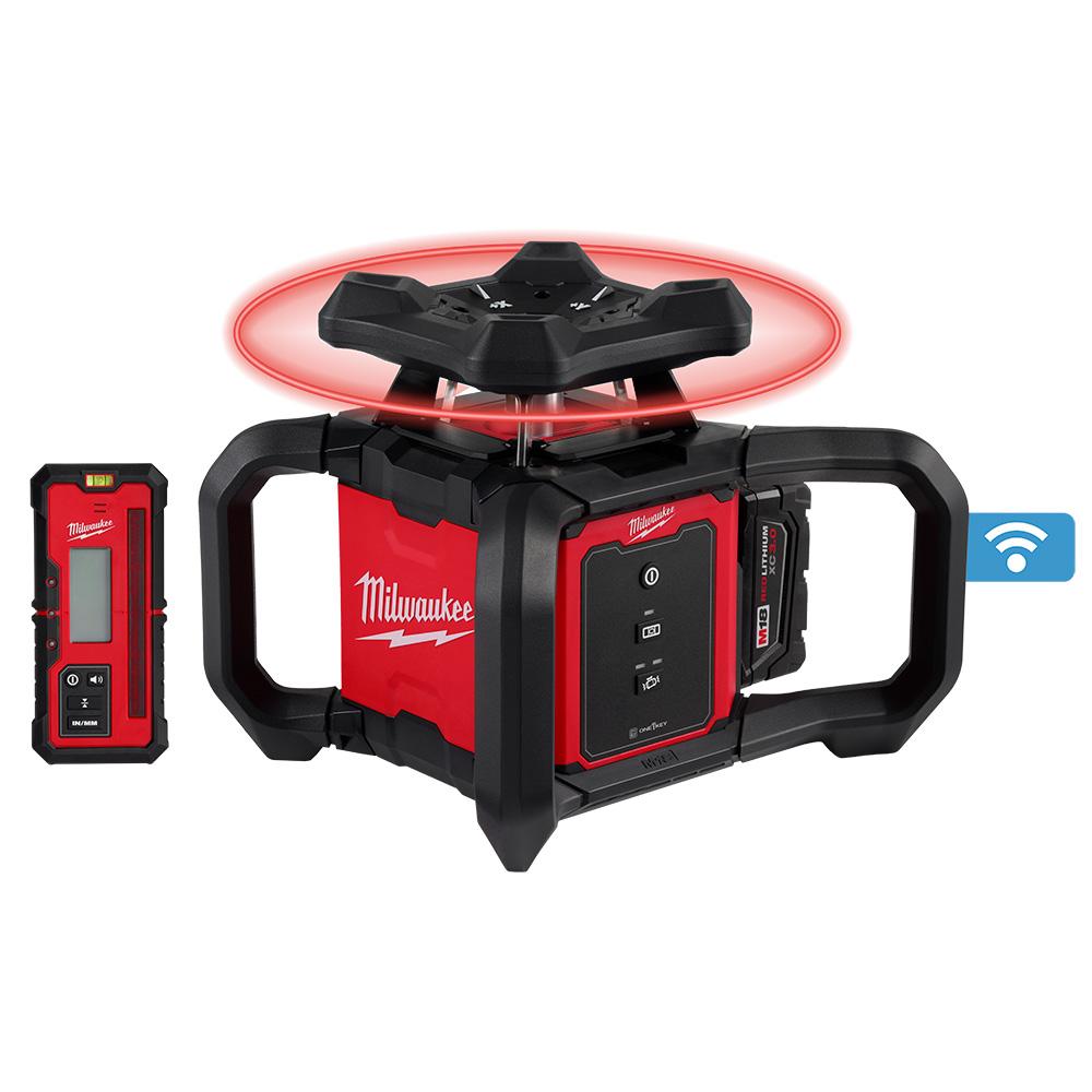 M18™ Red Exterior Rotary Laser Level Kit with Receiver