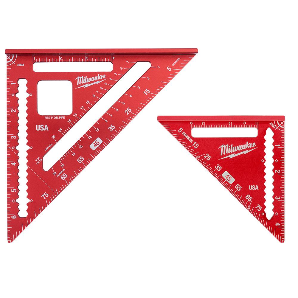 2pc. 7&#34; Rafter Sq & 4-1/2&#34; Trim Sq