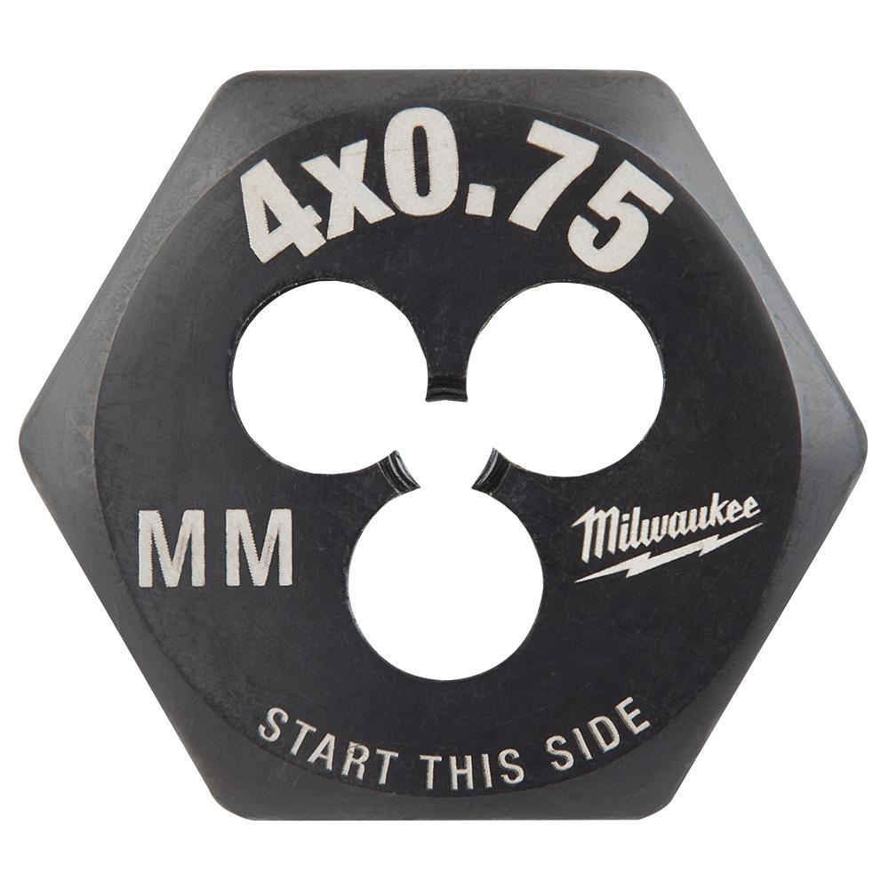 Filière hexagonale de 1 po – M4-0,75 mm