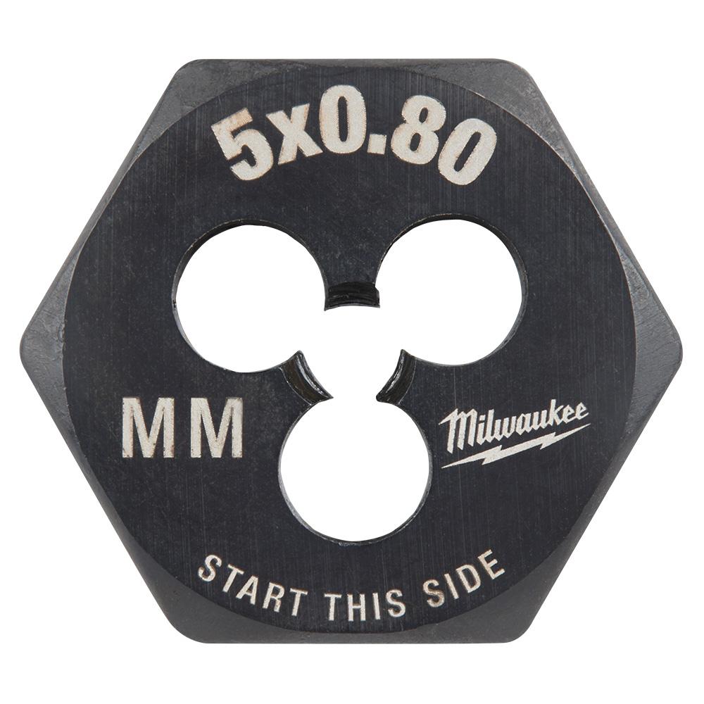 Filière hexagonale de 1 po – M5-0,80 mm