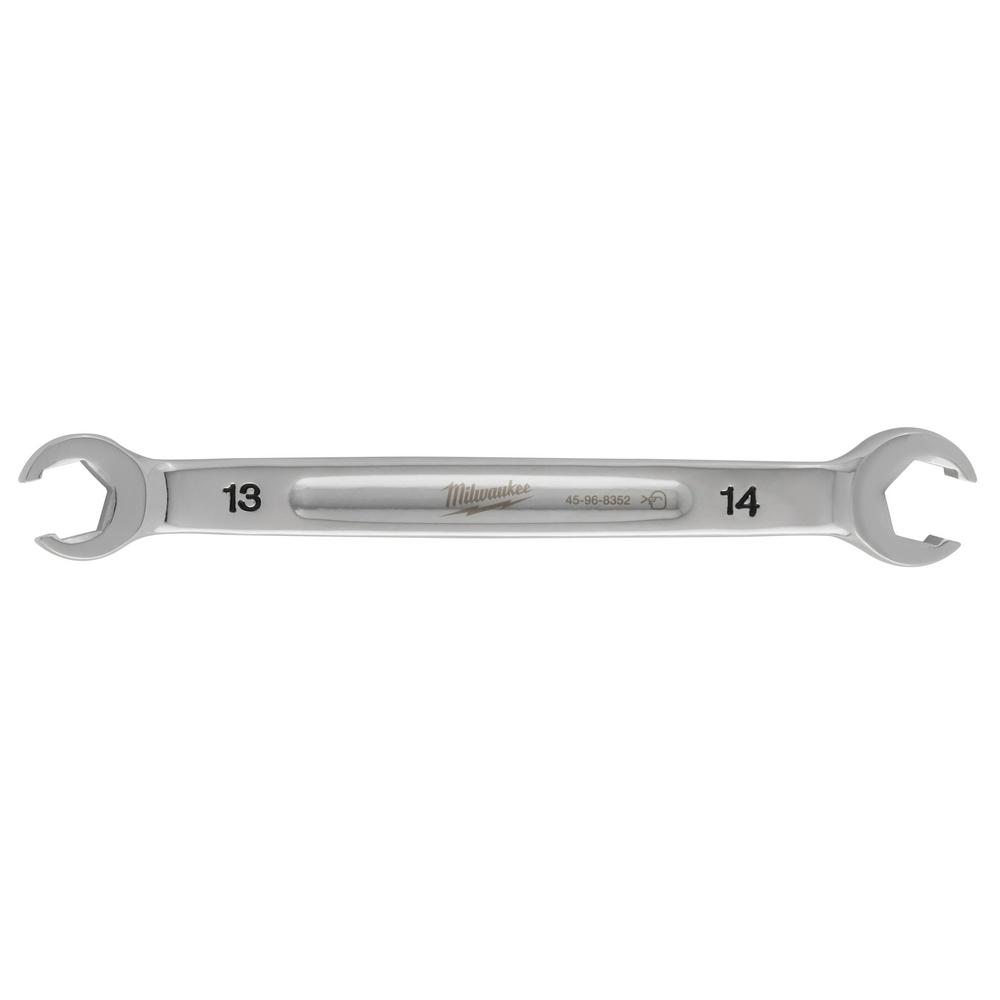 Clé polygonale ouverte à double extrémité 13 mm x 14 mm