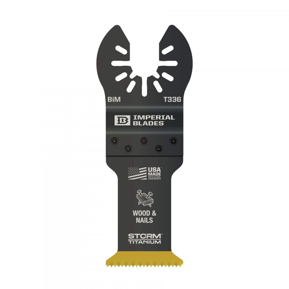 Lames impériales IBOAT336-1 One Fit™ 1-1/4&#34; Storm Titanium Wood & Nails Blade, 1PC
