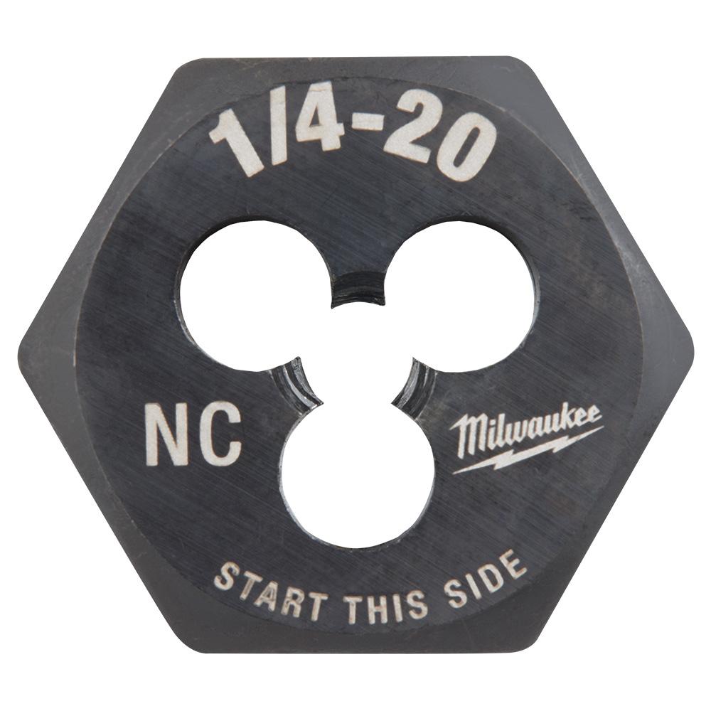 Filière hexagonale de 1 po – 1/4 po-20 NC