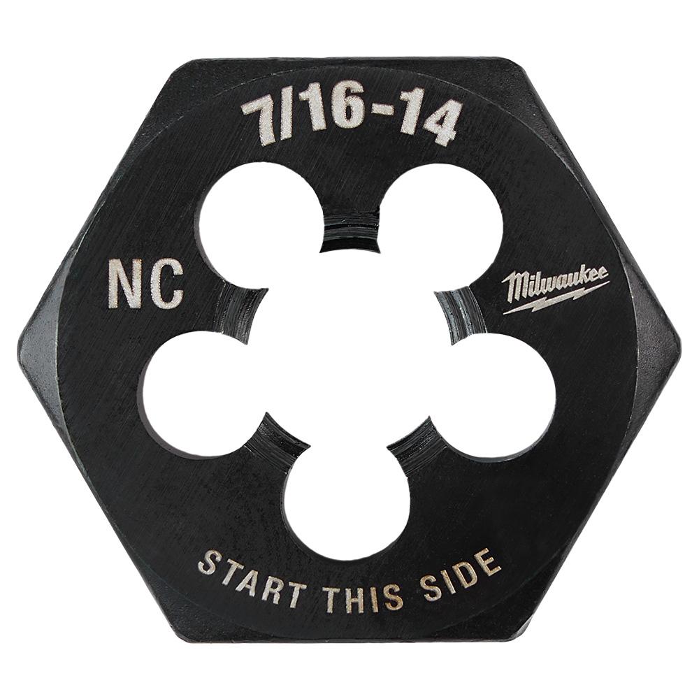 Filière hexagonale de 1 po – 7/16 po-14 NC