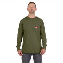 Milwaukee 606GN-M - GRIDIRON™ T-Shirt à poche - Manches longues Vert M