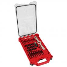 Milwaukee 49-22-5604 - Ensemble de taraud et filière PACKOUTMC avec poignée 2 en 1 Hex-LOKMC – 38 pièces – SAE