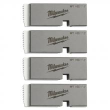 Milwaukee 48-36-1206 - Matrices de filetage NPT universelles à haute vitesse pour acier inoxydable 1 po – 2 po