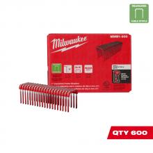 Milwaukee MNM1-600 - Agrafes de câble isolées de 1 po – 600 agrafes