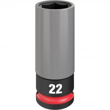 Milwaukee 49-66-7807 - Douille pour écrous de roue métrique de 22 mm pour clé à cliquet de 1/2 po