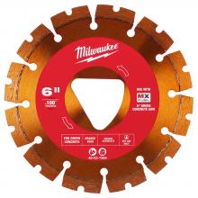 Milwaukee 49-93-7264 - Lame diamantée Orange 6" x .100" pour le béton vert