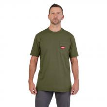 Milwaukee 605GN-2X - GRIDIRON™ T-Shirt à poche - Manches courtes Vert 2X
