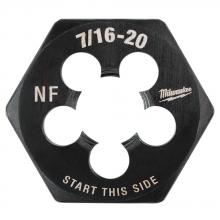 Milwaukee 49-57-5357 - Filière hexagonale de 1 po – 7/16 po-20 NF