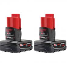 Milwaukee 48-11-2412 - Batterie M12 REDLITHIUM™ XC / emballage de 2