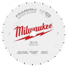 Milwaukee 48-40-1720 - 7-1/4" 24T pour charpente pack entrepreneur (25PK)