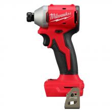 Milwaukee 3651-20 - Visseuse à percussion à prise hexagonale sans balais compacte de 1/4 pouce à 3 vitesses M18