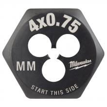 Milwaukee 49-57-5320 - Filière hexagonale de 1 po – M4-0,75 mm